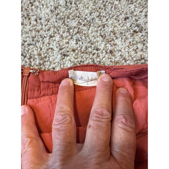 Altar'd State dressy shorts/skort Size Large, red/rust colored - Picture 9 of 10